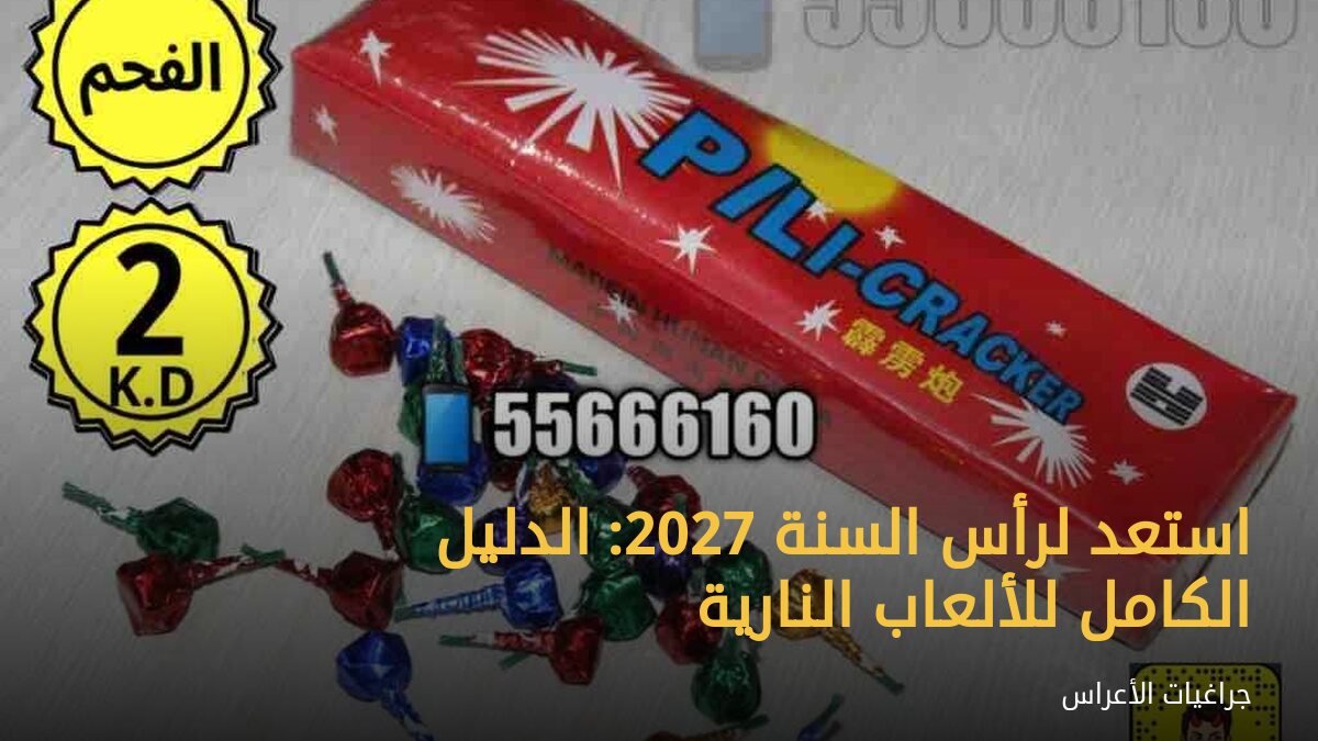 استعد لرأس السنة 2027: الدليل الكامل للألعاب النارية